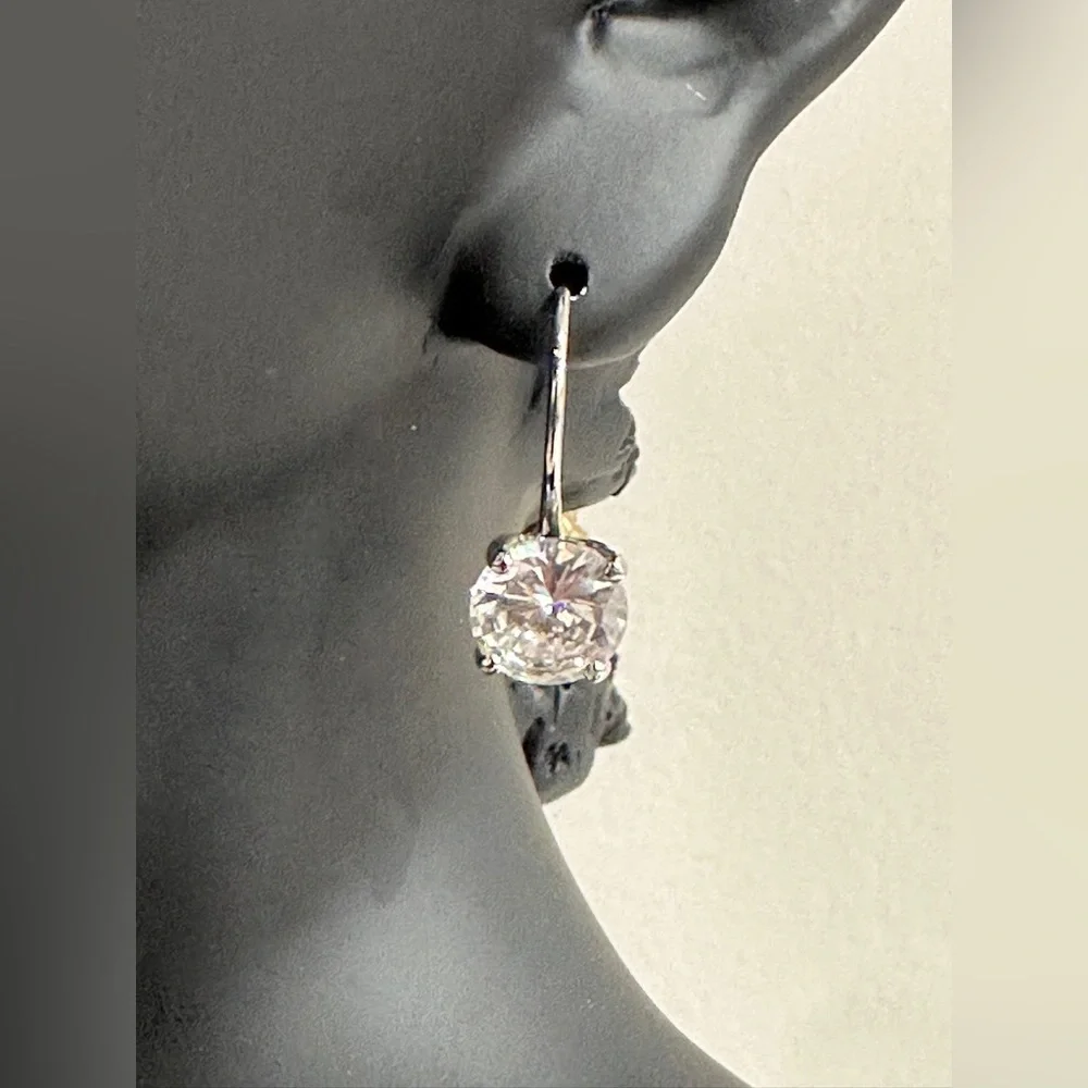 Elegant Vintage Rhinestone Drop Earrings with Timeless Sparkle